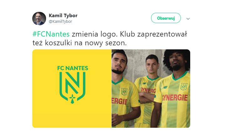 FC Nantes ZMIENIA swoje logo!